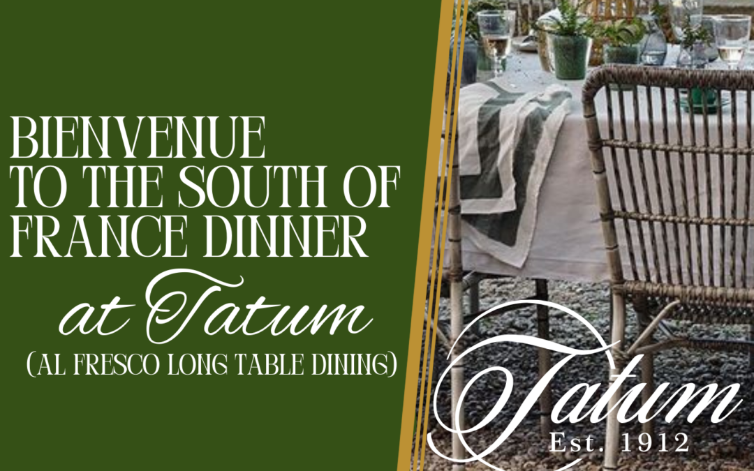 South of France Five-Course Al Fresco Long Table Dinner